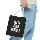GET IN GOOD TROUBLE - WHITE TOTE BAG