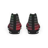 BLACK MAGIC - RBG HI-TOP SNEAKERS WHITE-SOLE