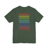 BIIIIIITCH RAINBOW UNISEX SHORT SLEEVE T SHIRTS