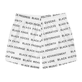 BLACK MAGIC - BLACK LETTERS SWIM TRUNKS