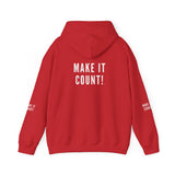 MAKE IT COUNT UNISEX HOODIE