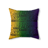 Colorful Abstract Square Pillow