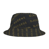 BLACK MAGIC - BLACK GOLD AOP BUCKET HAT