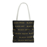 BLACK MAGIC - GOLD LETTERS TOTE BAG