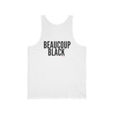 BEAUCOUP BLACK - BLACK UNISEX TANK TOP