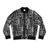 EAUX WHITE AOP WOMEN'S BOMBERS JACKET