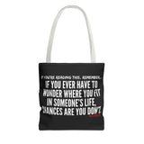 WHERE YOU FIT TOTE BAG