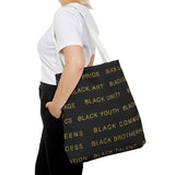 BLACK MAGIC - GOLD LETTERS TOTE BAG