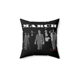 MARCH - WHITE THROW PILLOW