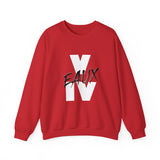 V EAUX IV - WHITE W/ BLACK EAUX UNISEX SWEATSHIRT