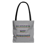 BLACK WOMAN RAINBOW TOTE BAG