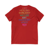 MEANING OF PRIDE UNISEX V-NECK T-SHIRTS