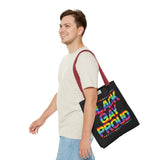 BLACK GAY PROUD TOTE BAG