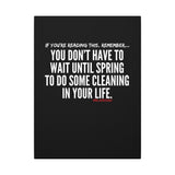 SPRING CLEANING CANVAS ART