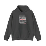 REACH FOR SOMETHING - WHITE RED UNISEX HOODIE