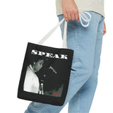 SPEAK - WHITE TOTE BAG