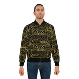 EAUX - GOLD AOP MEN'S BOMBERS JACKET