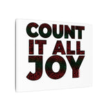 COUNT IT ALL JOY-RBG CANVAS ART