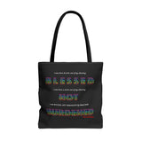 BLACK MAN RAINBOW TOTE BAG