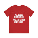 ALL BLOOD UNISEX SHORT SLEEVE T-SHIRT
