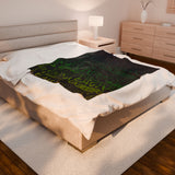 EAUX- MARDI GRAS PLUSH BLANKET