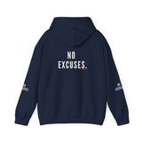 NO EXCUSE UNISEX HOODIE