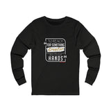 REACH FOR SOMETHING WHITE GOLD UNISEX LONG SLEEVE T-SHIRTS