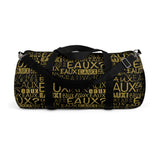 EAUX - GOLD DUFFEL BAG