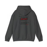 REACH FOR SOMETHING - BLACK RED UNISEX HOODIE