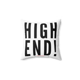 HIGH END BLACK THROW PILLOW