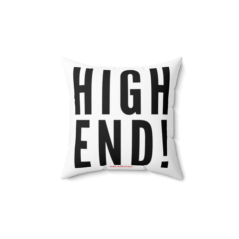 HIGH END BLACK THROW PILLOW