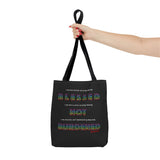 BLACK MAN RAINBOW TOTE BAG