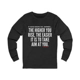 TAKE AIM UNISEX LONGSLEEVE T-SHIRT