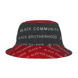 BLACK MAGIC - RBG AOP BUCKET HAT