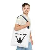 LOOK AT GAWD WHITE TOTE BAG