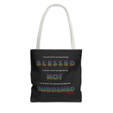 BLACK MAN RAINBOW TOTE BAG