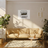 REACH FOR SOMETHING BLACK GOLD CANVAS ART