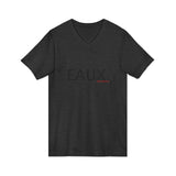 EAUX BLACK UNISEX V-NECK T-SHIRTS