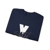 V EAUX IV - WHITE W/ BLACK EAUX UNISEX SWEATSHIRT