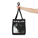 SPEAK - WHITE TOTE BAG