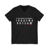 IDGAF UNISEX V-NECK T-SHIRT