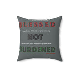 BLACK WOMAN RBG THROW PILLOW