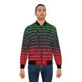 BLACK MAGIC - RBG AOP MEN'S BOMBER JACKET