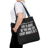 LIFE IS QUICK (CLEAN) TOTE BAG