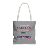 BLACK WOMAN RAINBOW TOTE BAG