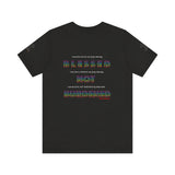 BLACK WOMAN RAINBOW UNISEX V-NECK T-SHIRT
