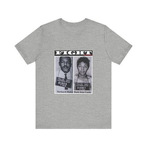 FIGHT - WHITE UNISEX SHORT SLEEVE T-SHIRT