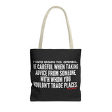 TRADING PLACES TOTE BAG