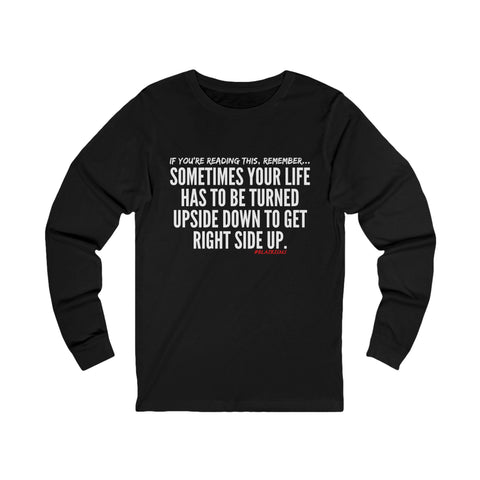 UPSIDE DOWN UNISEX LONG SLEEVE T SHIRTS