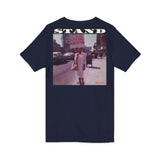 STAND - WHITE UNISEX V-NECK T-SHIRT